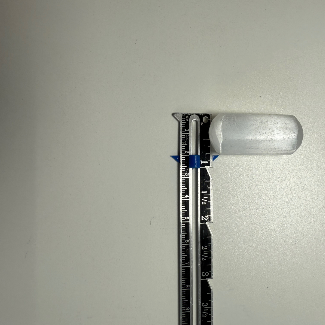 Selenite Cylinder Tumbled Stone