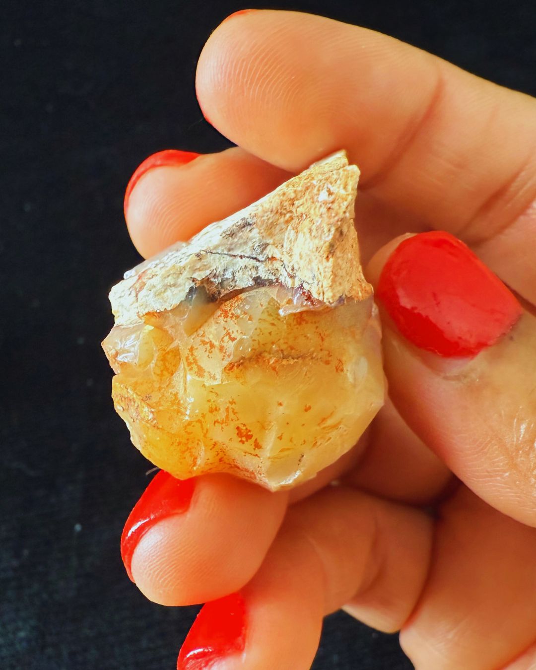 Mexican Fire Opal in Matrix
