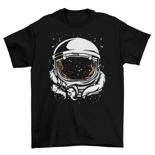 Astronaut helmet space t-shirt