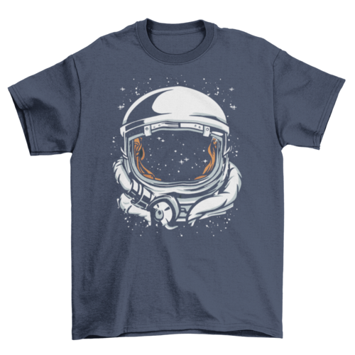 Astronaut helmet space t-shirt