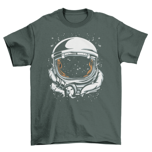 Astronaut helmet space t-shirt