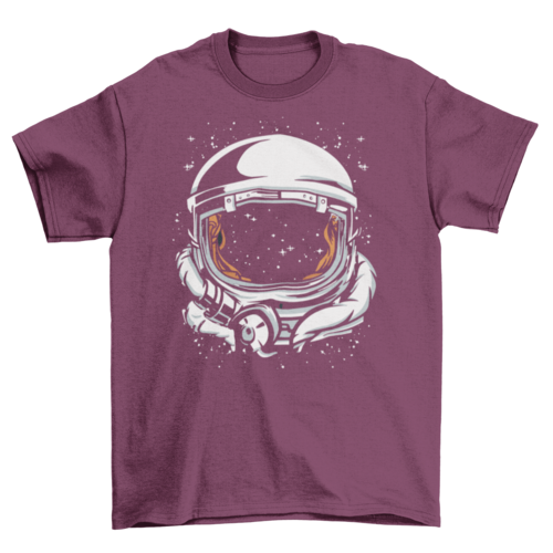 Astronaut helmet space t-shirt