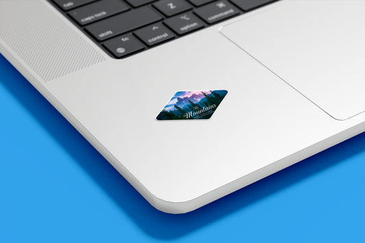 The Mountains Are Calling Vinyl Sticker