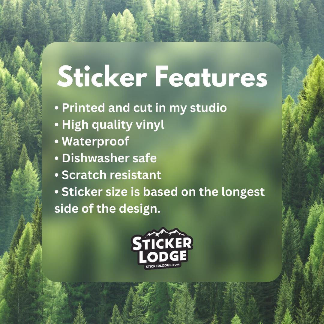 Fuck Off I'm Reading Vinyl Sticker