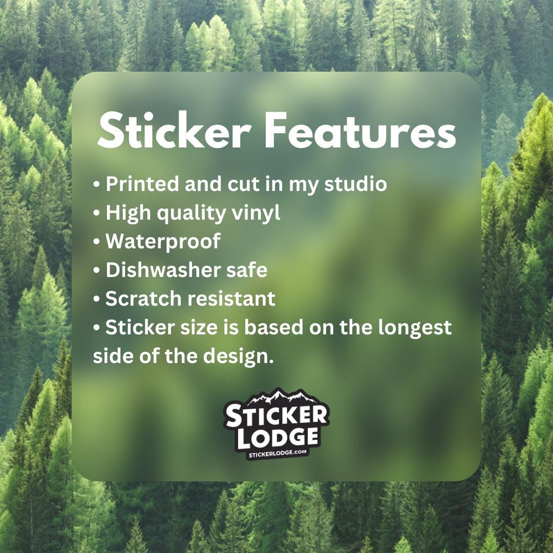 I Love Camping Vinyl Sticker