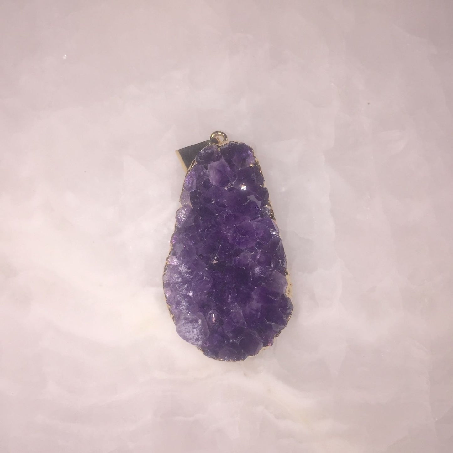 Amethyst Cluster Pendant