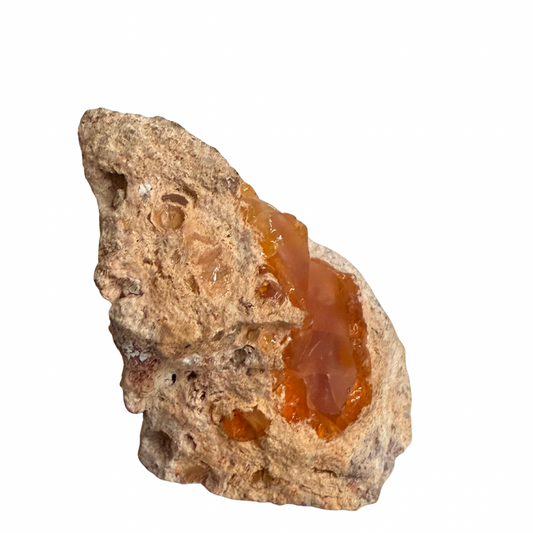 Mystic Ascension Mexican Fire Opal Specimen- Medium