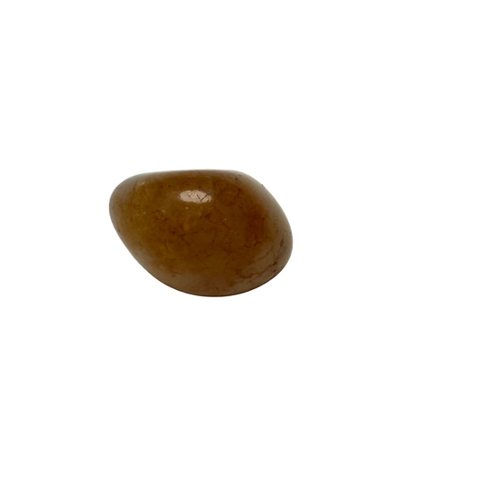 Brown stone on a white background