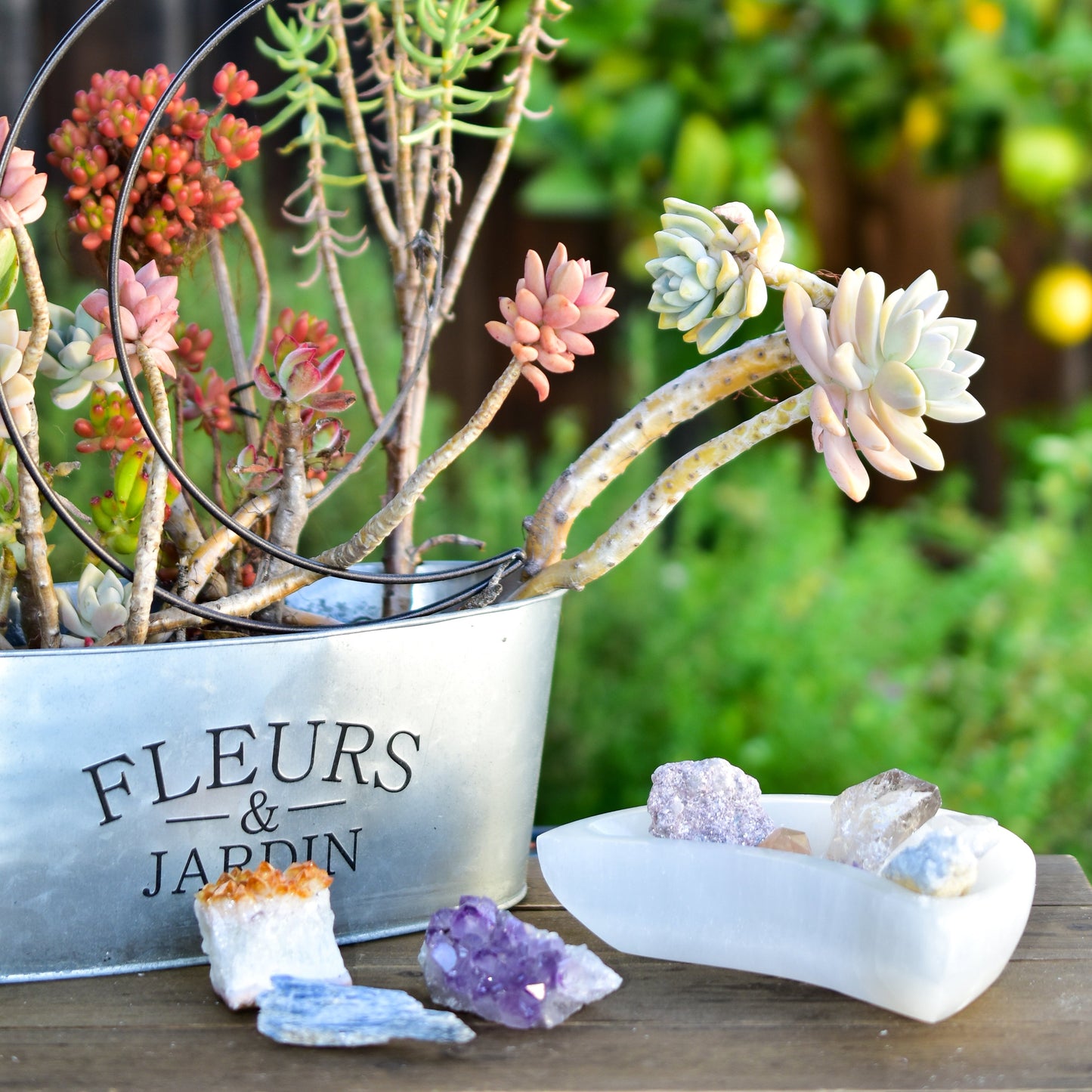 Selenite Moon Bowls