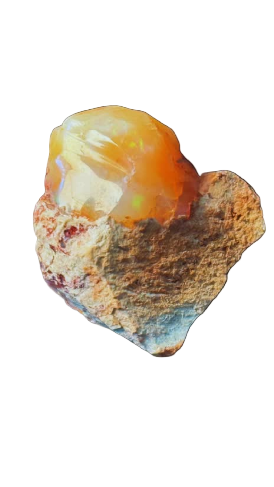 MYSTIC ASCENSION MEXICAN FIRE OPAL SPECIMEN
