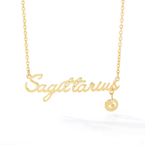 Virgo Libra Sagittarius Constellations Pendants Stainless Steel Charm