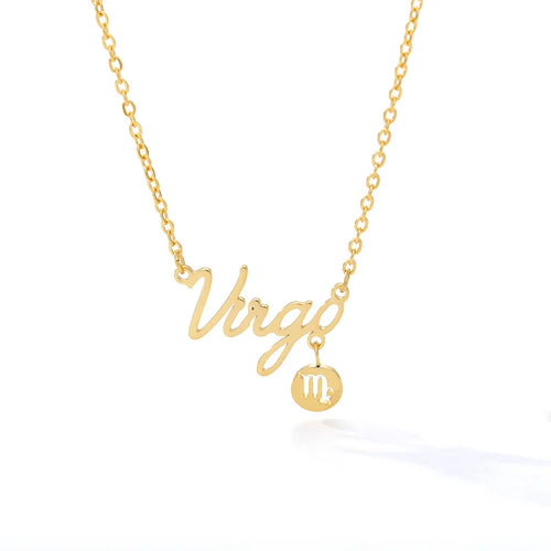 Virgo Libra Sagittarius Constellations Pendants Stainless Steel Charm