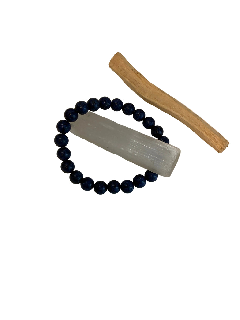 Blue Bracelet, Real Lapis Lazuli Crystals