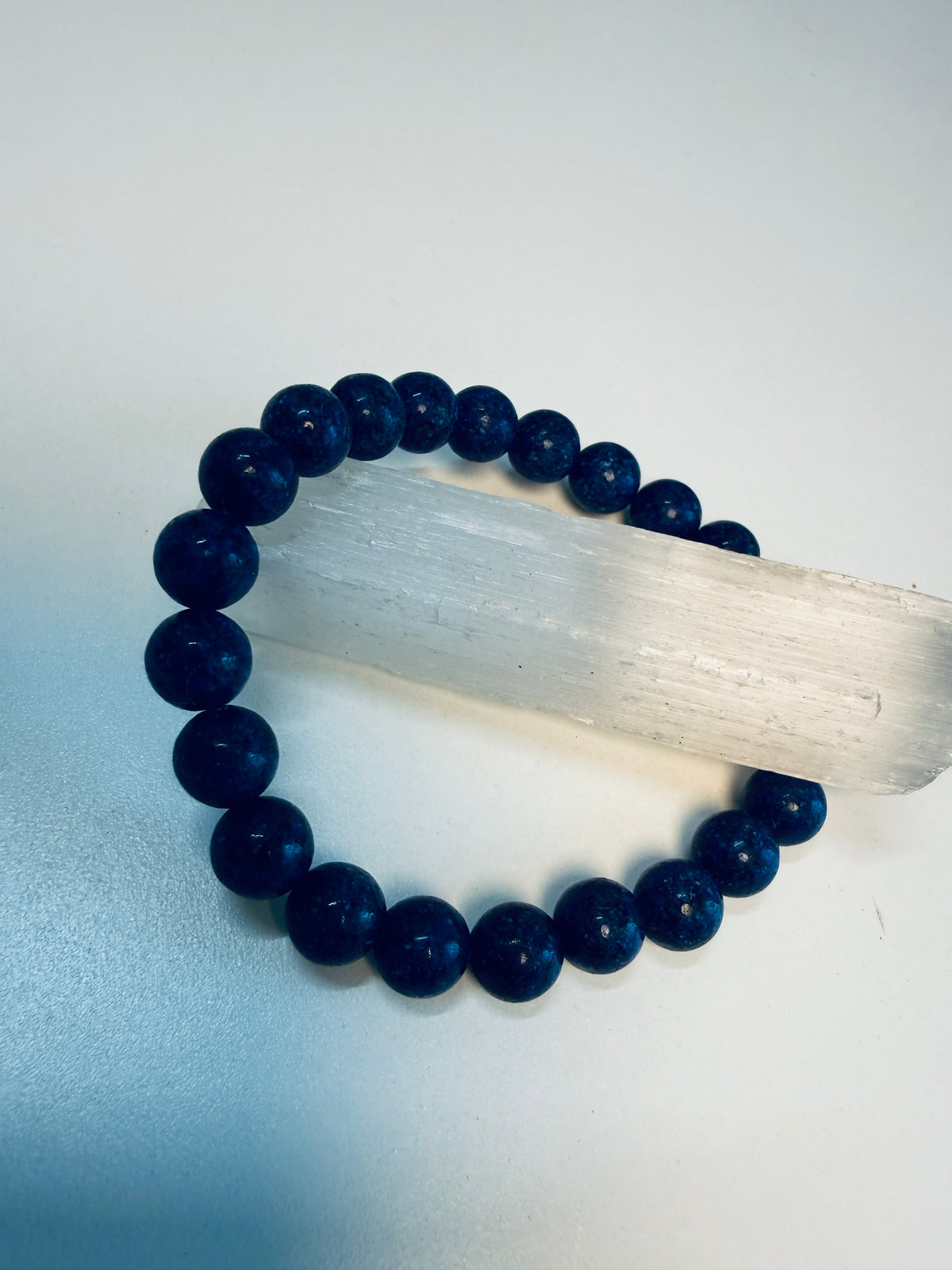 Blue Bracelet, Real Lapis Lazuli Crystals