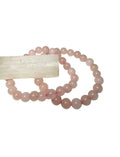Pink Bracelet, Real Crystals Rose Quartz
