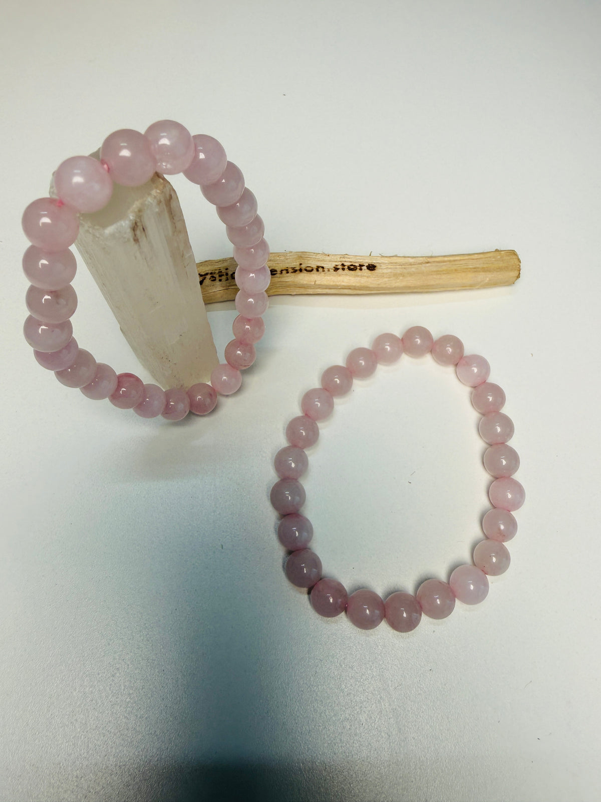 Pink Bracelet, Real Crystals Rose Quartz