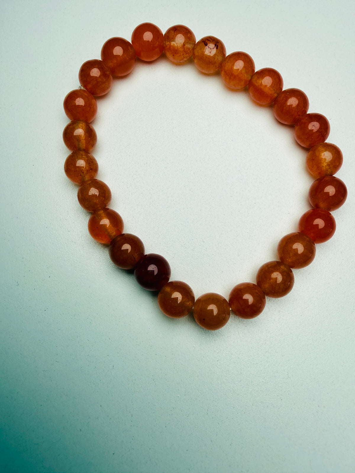 Carnelian Bracelet, Orange Bracelet Real Crystals