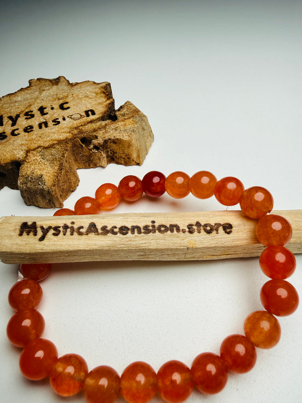 Carnelian Bracelet, Orange Bracelet Real Crystals