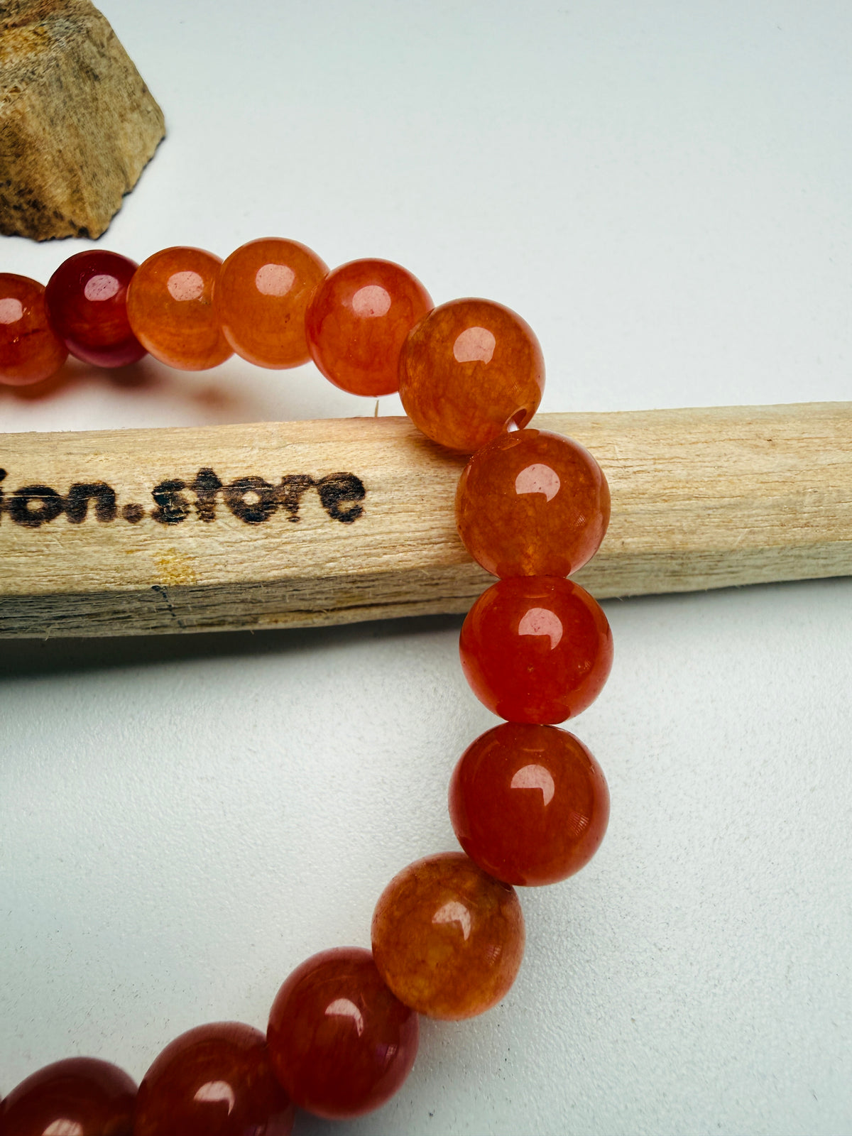 Carnelian Bracelet, Orange Bracelet Real Crystals