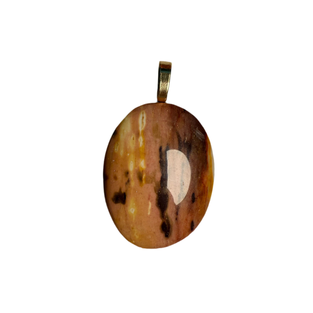 Mookaite Jasper Pendant on white background