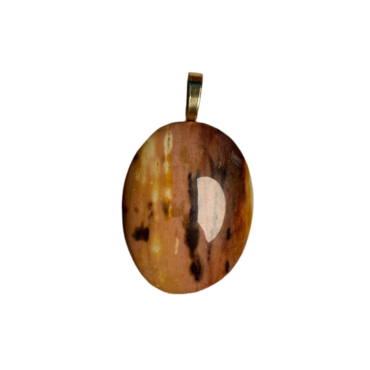 Mookaite Jasper Pendant on white background