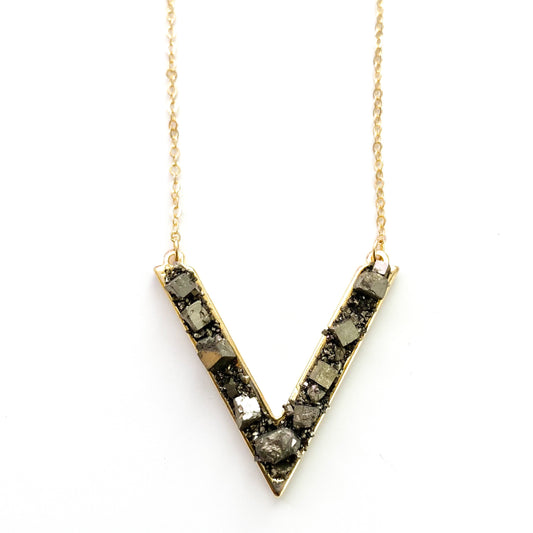 Pyrite Necklace 