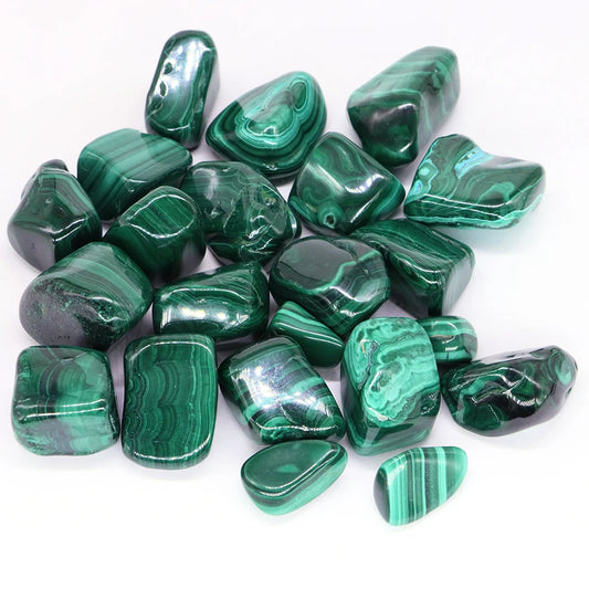 Natural Malachite Tumbled Stone Healing Quartz Crystal Mineral