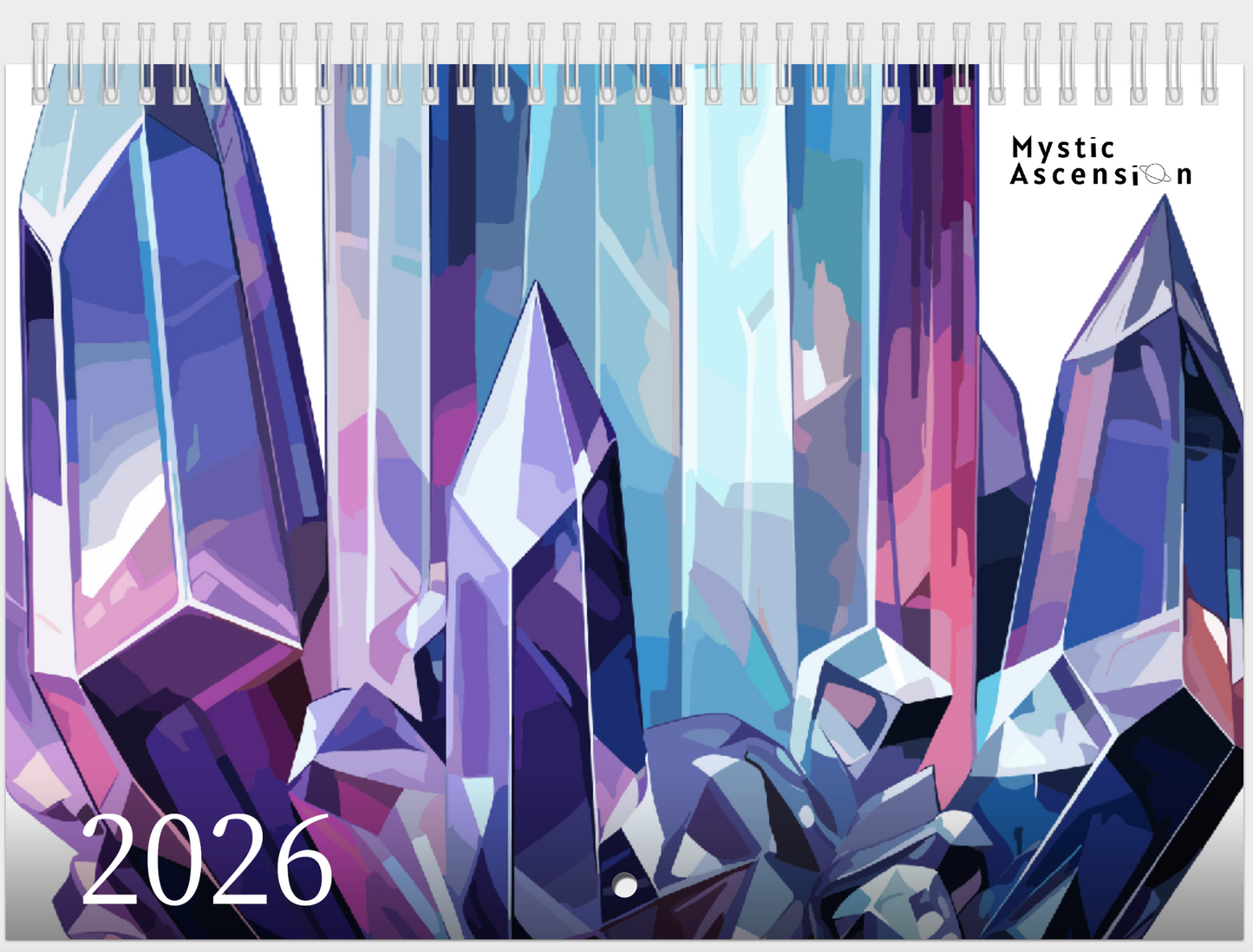 2026 Crystal Wall Calendar