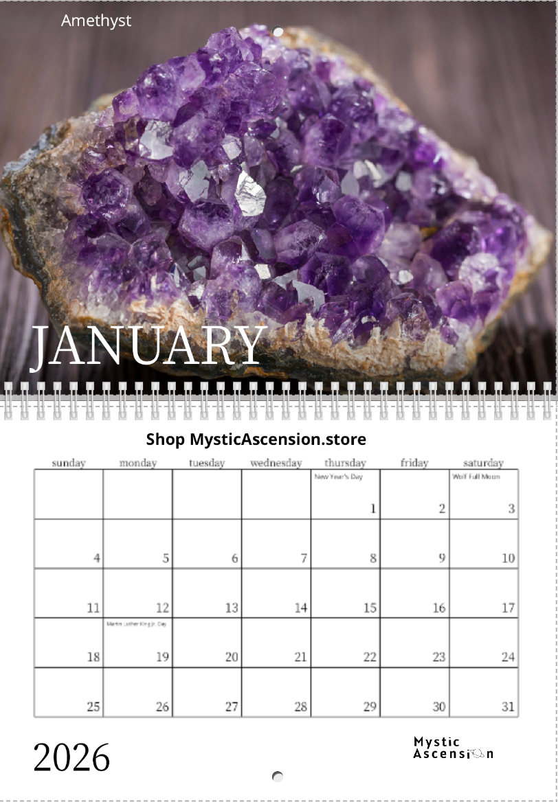 2026 Crystal Wall Calendar