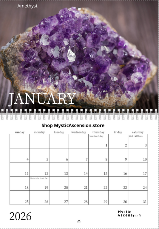 2026 Crystal Wall Calendar