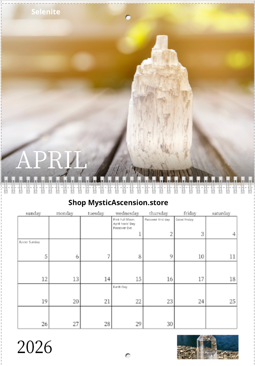 2026 Crystal Wall Calendar