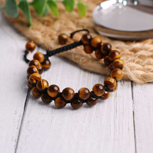 Tiger Eye Adjustable Thread Bracelet