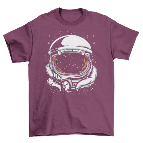 Artistic Astronaut Helmet T-Shirt