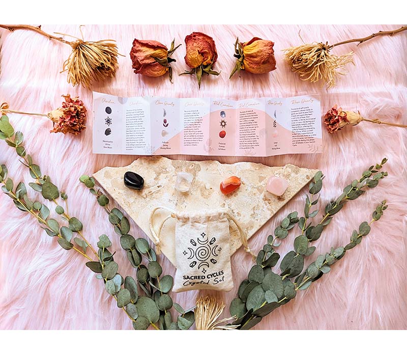 Sacred Cycles Crystal Set | Goddess Provisions