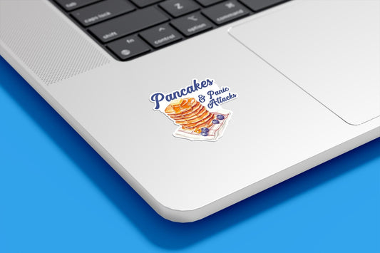 Pancakes and Panic Attacks Vinyl Sticker