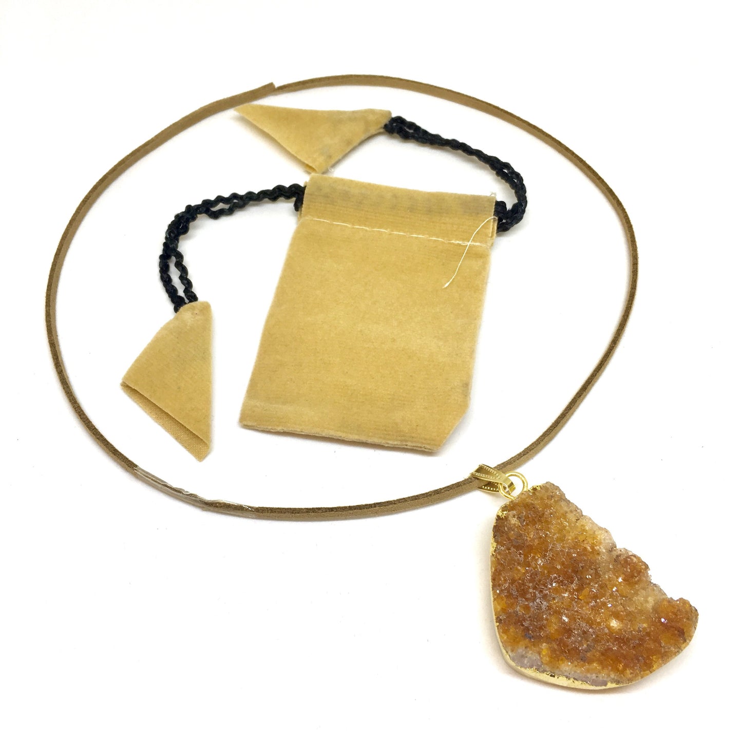 Citrine Cluster Pendant