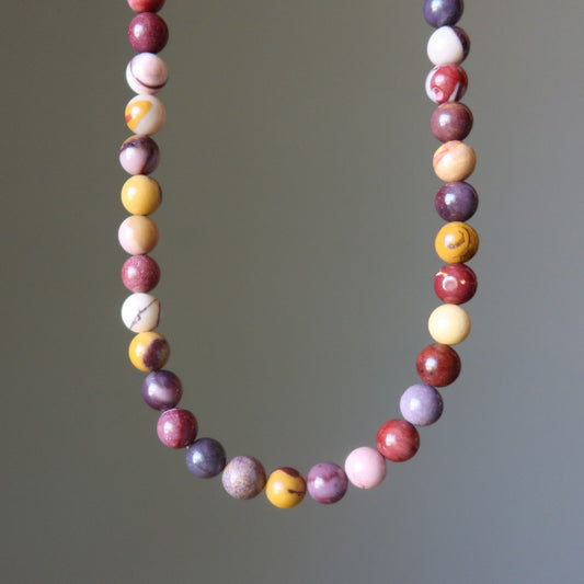 Mookaite Jasper Necklace Colorful Crystal Carnival