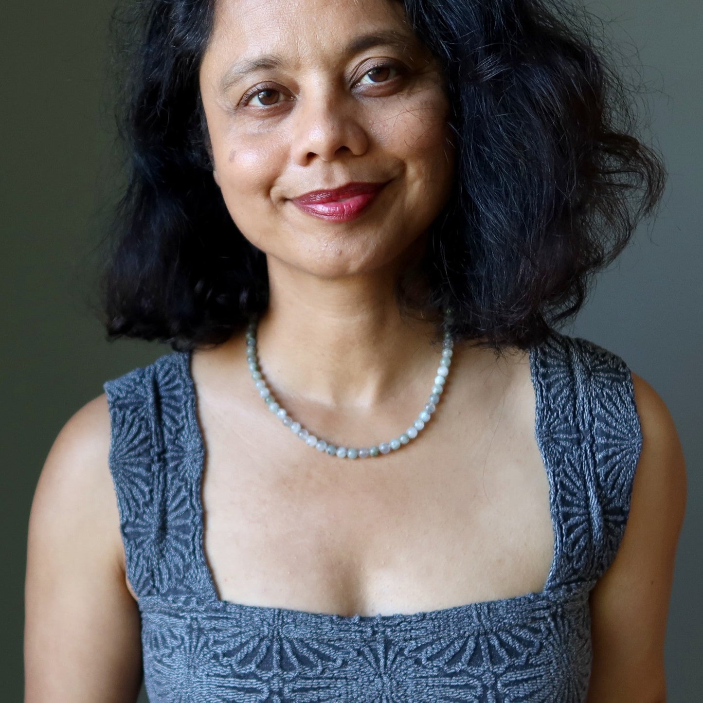 Labradorite Necklace Rainbow God Zeus Lightning