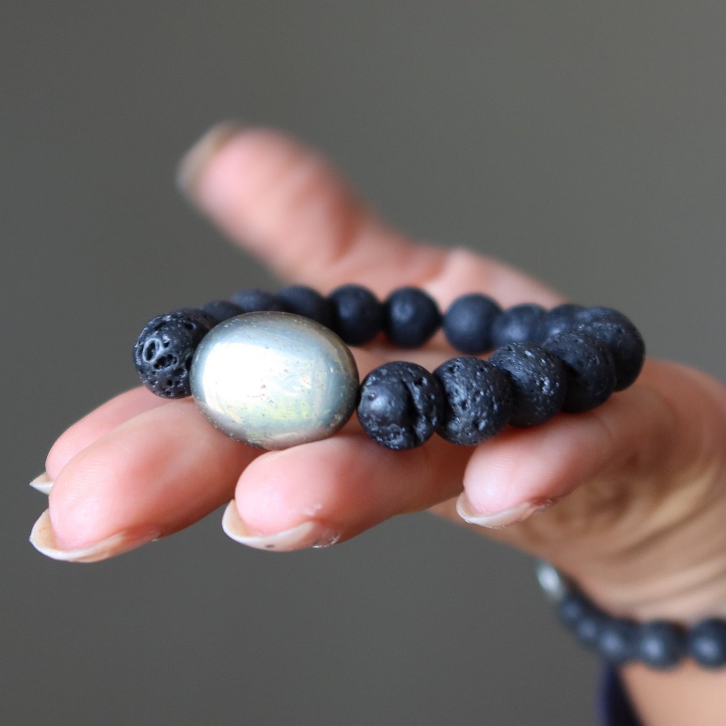 Lava stone anxiety relief bracelet