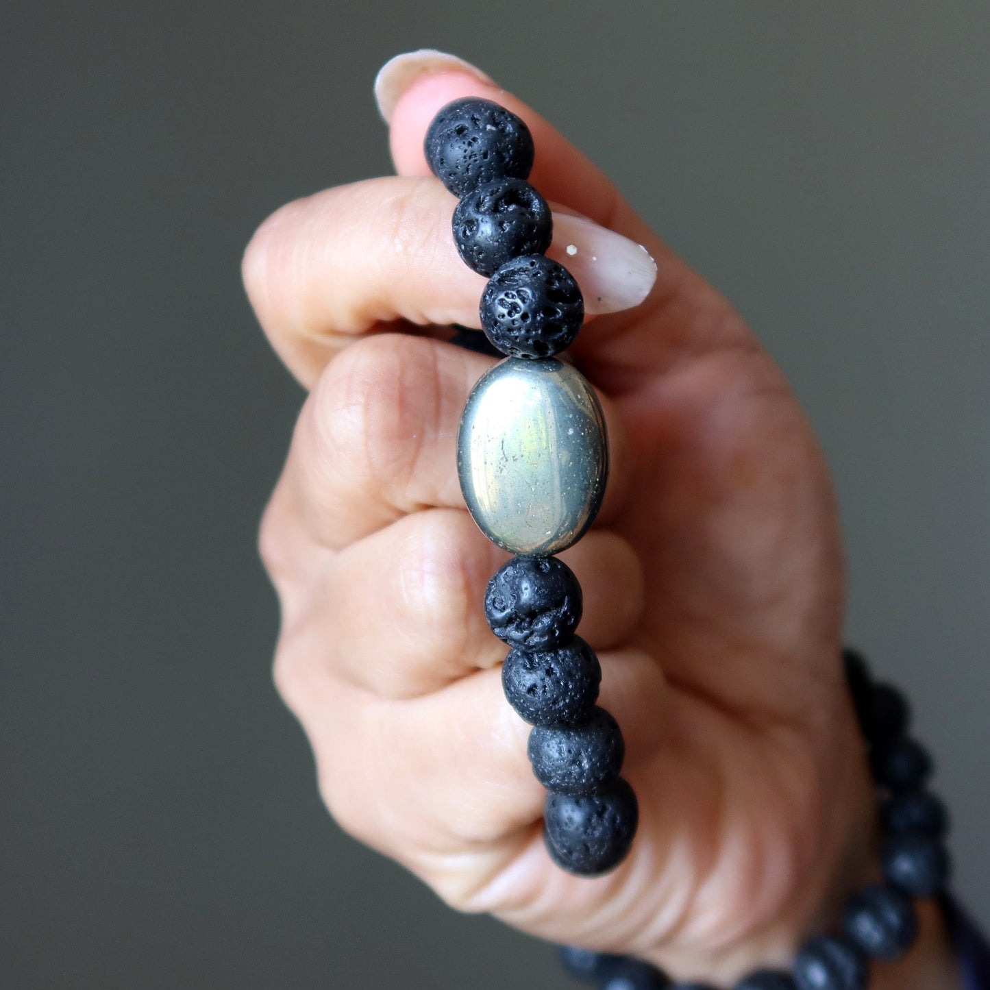 Lava stone anxiety relief bracelet