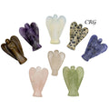 Randomly Selected Gemstone Angels Crystal Gemstone Carvings